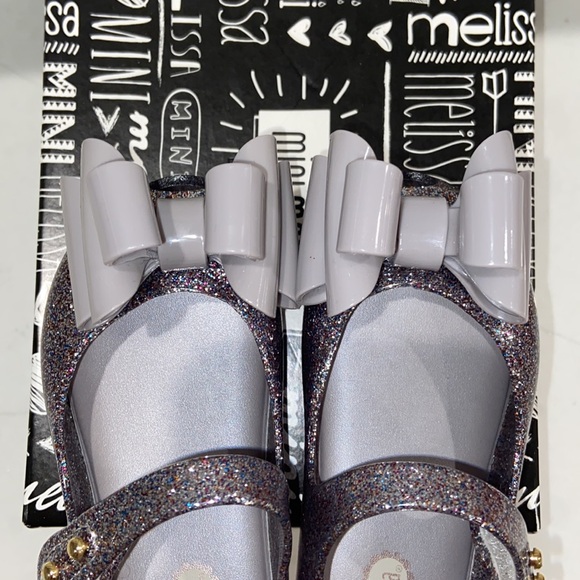 Mini Melissa ultragirl Sweet I silver glitter size toddler 7 - Picture 13 of 13